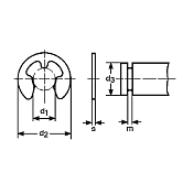 Sicherungsscheiben RS INOX A4 DIN 6799 