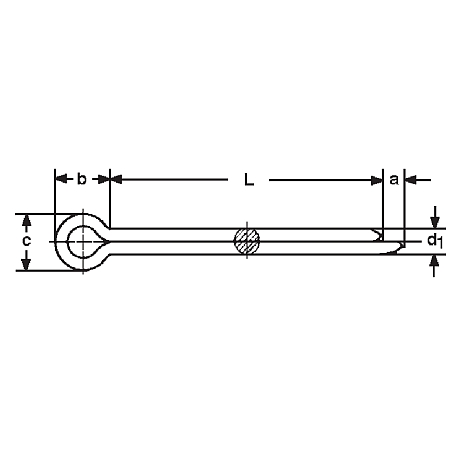 Goupilles fendues INOX A2 DIN 94 [SimilarCatItems.CatItem.ArtName2]
