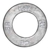 Rondelles HV k+w EN 14399-6 C45 zingué au feu 