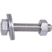 Sechskantschrauben-Garnitur INOX A4 