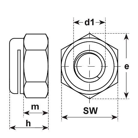 Dadi di sicurezza THERMAG SSN 440 acciaio vk [SimilarCatItems.CatItem.ArtName2]