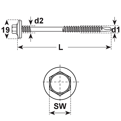 Vis autoforeuses sandwich E-X BR RS HT BL.1,5 A2 [SimilarCatItems.CatItem.ArtName2]