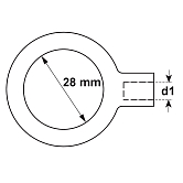 Ringmuttern Stahl vz 