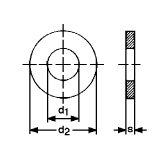 Passscheiben Stahl 2 K 60 blank geölt DIN 988 