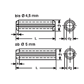 Manicotti di serraggio leggeri HV 422-560 ZN DIN 7 346