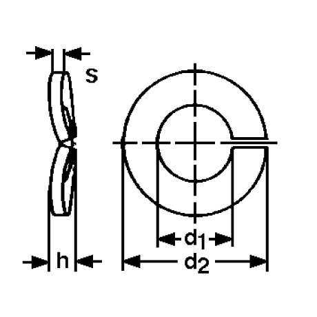 Rondelles extra-serrantes HRc 44-51 ZF DIN 128 A [SimilarCatItems.CatItem.ArtName2]