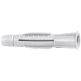 Chevilles à usage général AZK polyéthylène avec co llerette