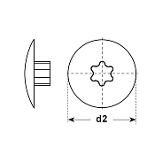 Capuchons pour empreinte TX 