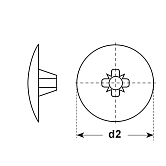 Capuchons empreinte PZ 