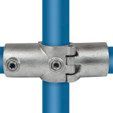 Connettore per tubi TIPO 22O Pezzo trasversale inc ernierato ZF