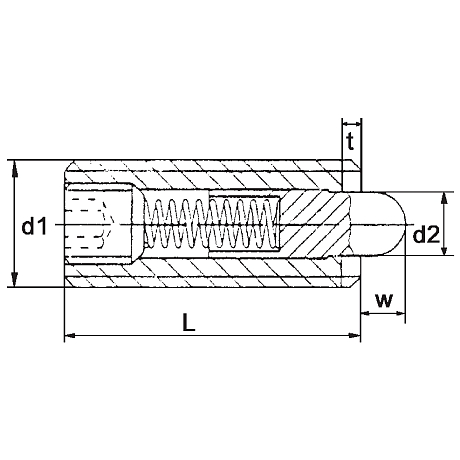 Federnde Druckstücke A I-6-kt [SimilarCatItems.CatItem.ArtName2]