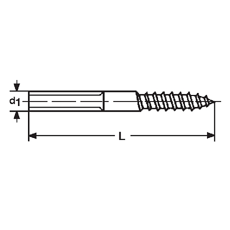 Vis à double filetage INOX A2 [SimilarCatItems.CatItem.ArtName2]