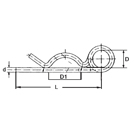 Goupilles ressort double INOX A4 DIN 11024 [SimilarCatItems.CatItem.ArtName2]