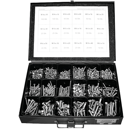 Assortiment KW n° 8 DIN 933-8.8 vis à 6 pans Zb [SimilarCatItems.CatItem.ArtName2]