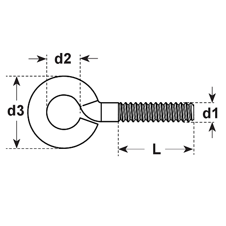 Ringschrauben Stahl gepresst vz 4.8 [SimilarCatItems.CatItem.ArtName2]