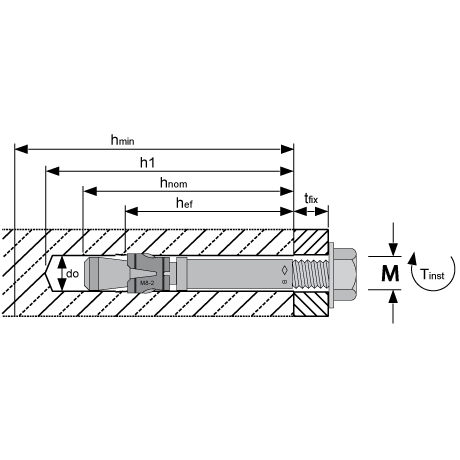 Goujon d'ancrage B-IG MKT filetage intérieur ZB [SimilarCatItems.CatItem.ArtName2]