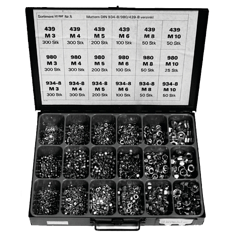 Assortiment KW n° 5 écrous Zb [SimilarCatItems.CatItem.ArtName2]