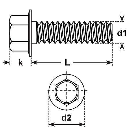 Gewindeformschrauben 6-kt Stahl vz DIN 7500 450 HV [LastViewedItems.CatItem.ArtName2]