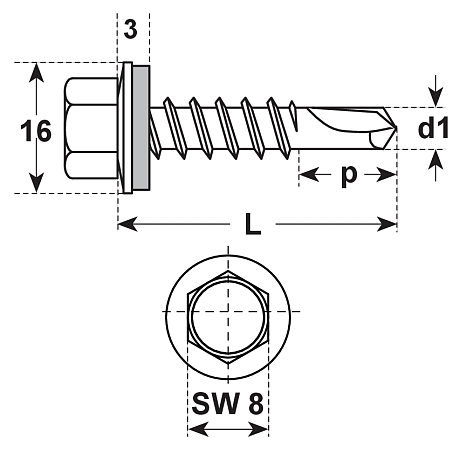 Viti autoperforanti 6-kt E-VS BR 2 BL. 1.5-3.5 ZB [LastViewedItems.CatItem.ArtName2]