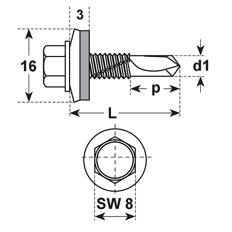 Bohrschrauben 6-kt E-VS BR 3 BL. 1,5-3,5 vz [LastViewedItems.CatItem.ArtName2]