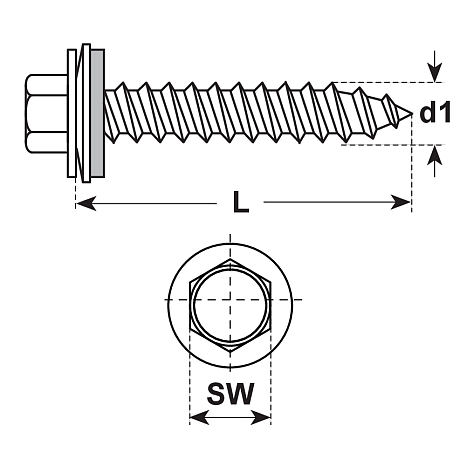 INOX-Sonderschrauben Holz E-XS A INOX A2 [LastViewedItems.CatItem.ArtName2]