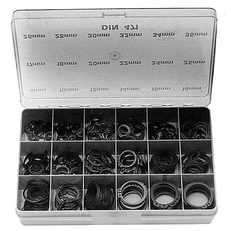 Assortiment de circlips DIN 471 Arbres phosphaté [SimilarCatItems.CatItem.ArtName2]
