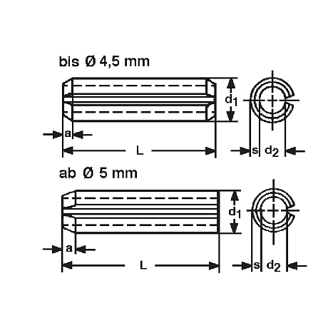 Spannhülsen leicht HV 422-560 sw DIN 7346 [SimilarCatItems.CatItem.ArtName2]