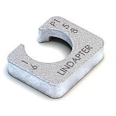 Fissaggio Lindapter® P 2-ghisa malleabile corta ZF 