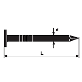 Breitkopfstifte Stahl fvz 