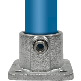 Rohrverbinder TYP 11 Fussplatte quadratisch fvz 