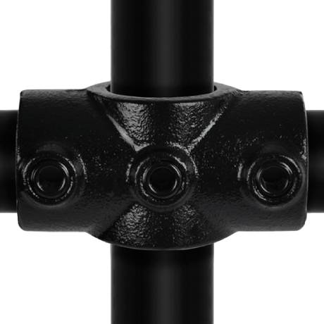 Raccord tube TYP 22 Croix continue noir [SimilarCatItems.CatItem.ArtName2]