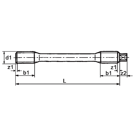 Schraubenbolzen Stahl 1.7709 blank DIN 2510